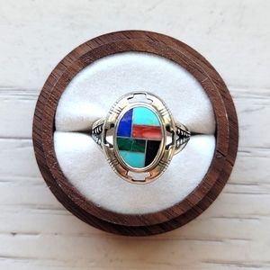 Silver Zuni Style ring